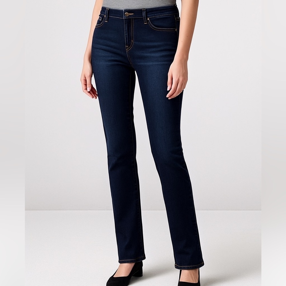 👖 Gloria Vanderbilt slimming dark blue size 8